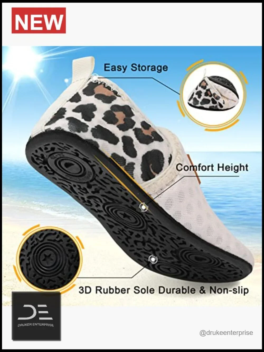 Toddler Water Shoes Quick Dry Beach Swim Socks Non Slip Slippers